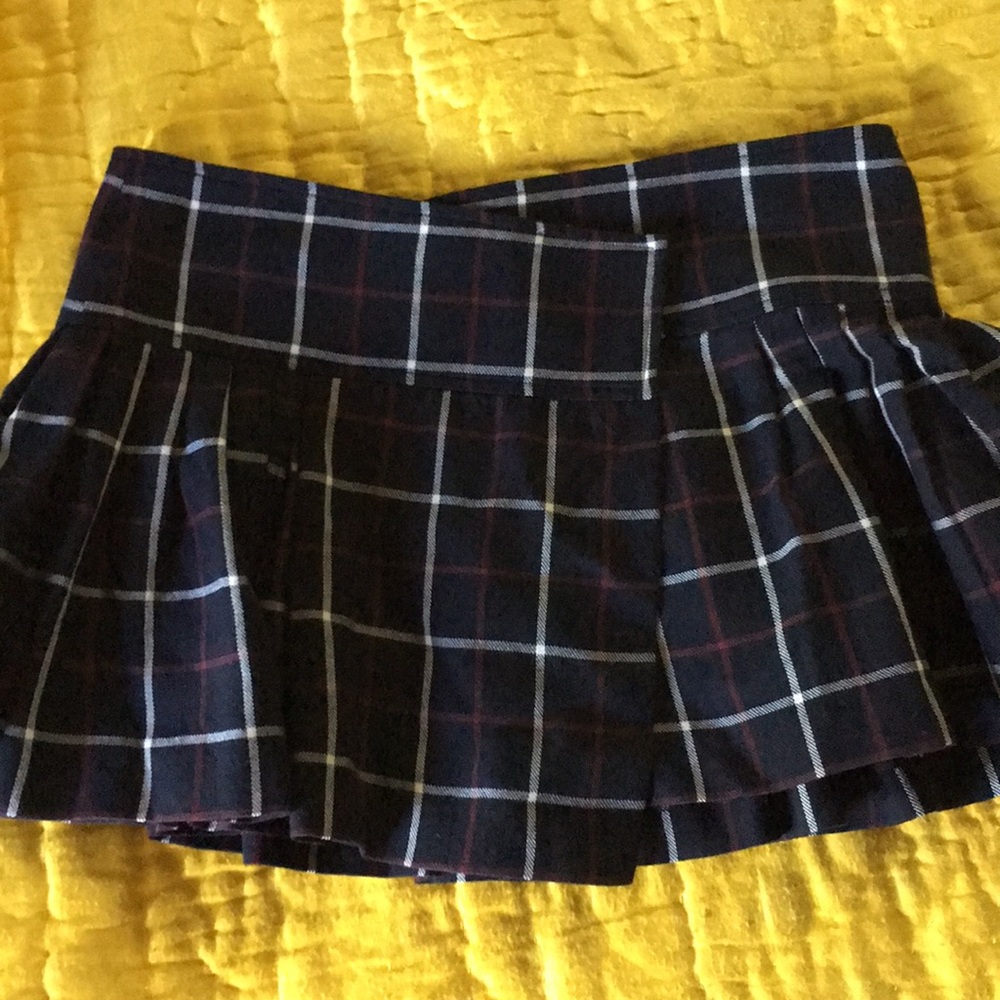 Authentic Isabel Marant Plaid Pleated Mini